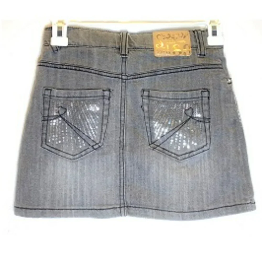 The Childrens Place Denim Skirt with sequins
